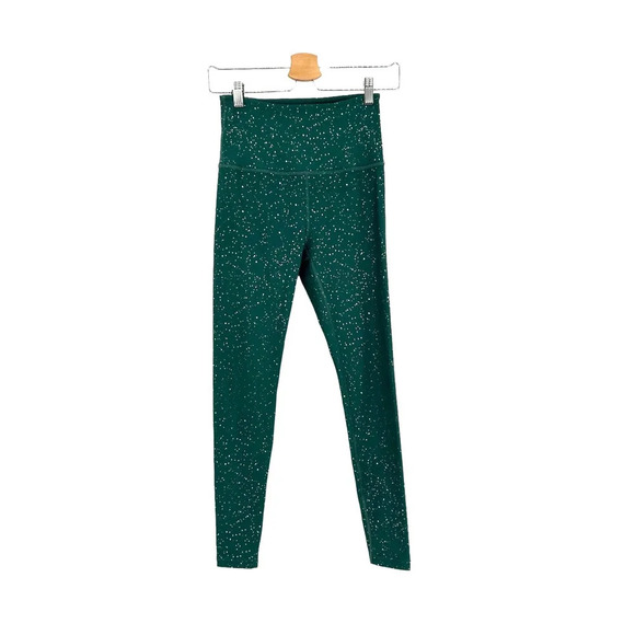 Beyond Yoga Alloy Sparkle High Waisted 7/8 Leggings Green Size Small - Picture 1 of 9